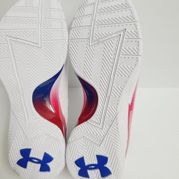 NEW Under Armour Stephan Curry Low Basketball Shoes 3027433-100 Size 12.5 White main image 4